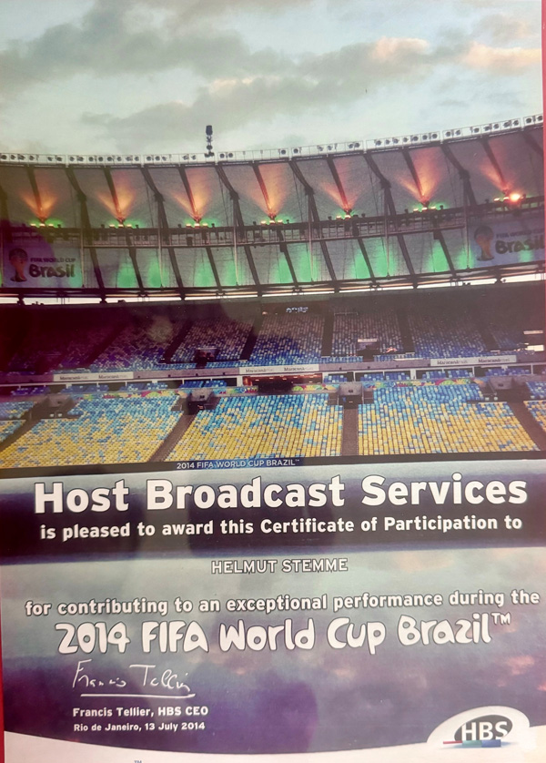 SCS Fiber Optics LLC - References FIFA World Cups